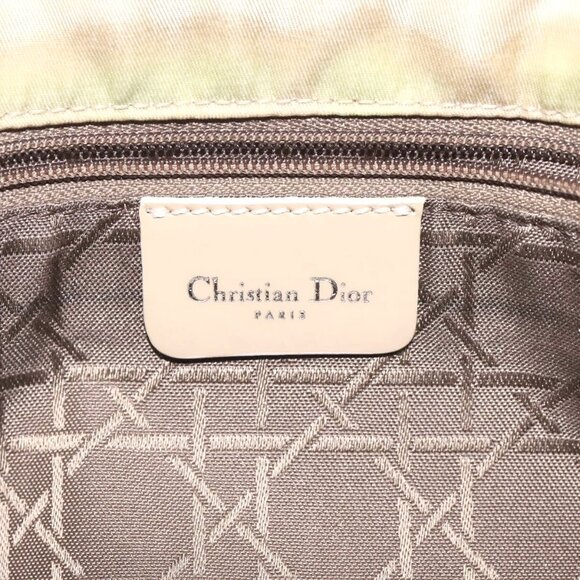 CHRISTIAN DIOR Maris Pearl Beige Nyl Small Shoulder Bag  -  RU1919 - Picture 11 of 16